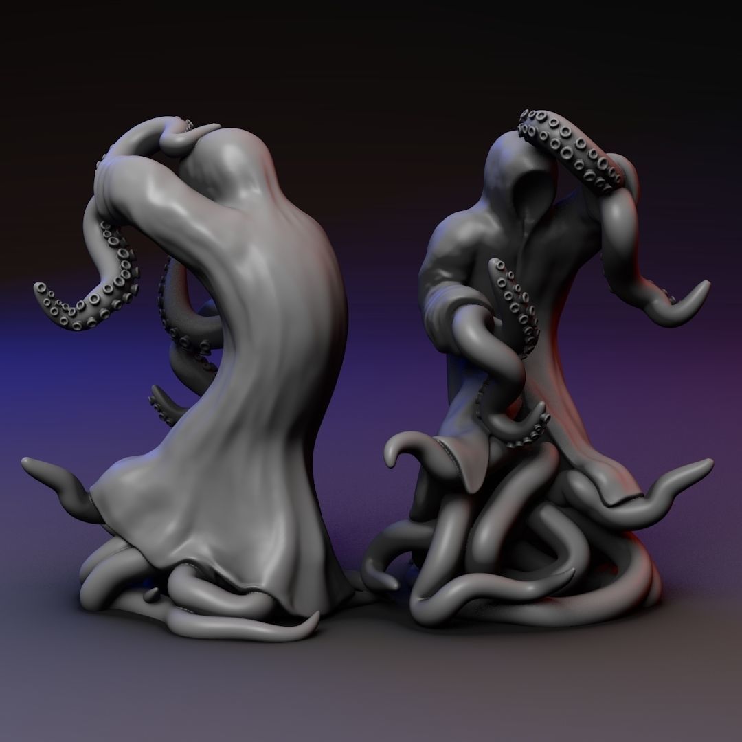 Cultist Priest Mutant - two poses 3D print model_4