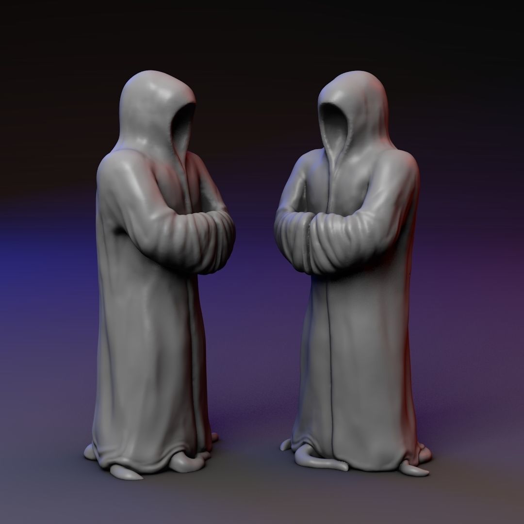 Cultist Priest Mutant - two poses 3D print model_1