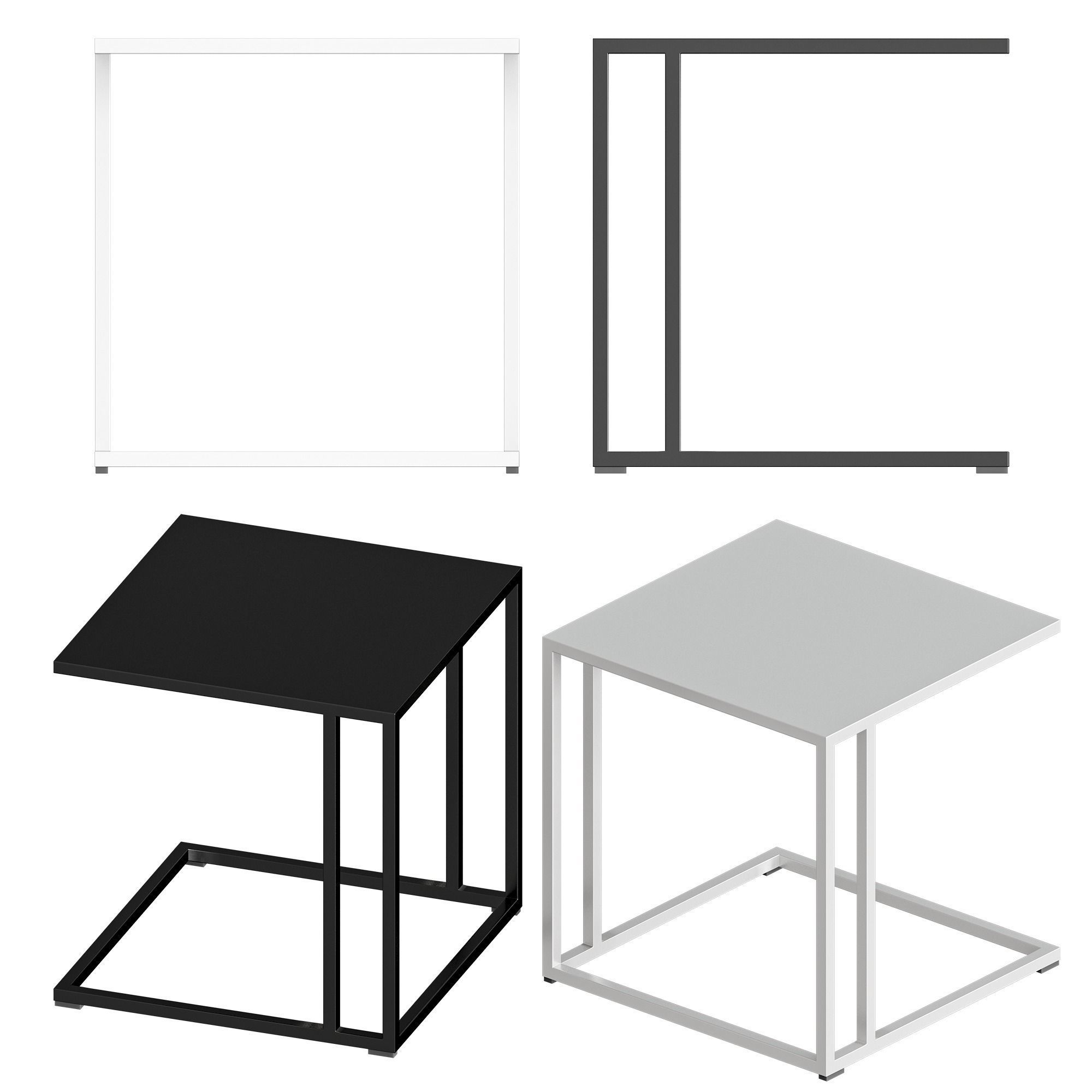 Minotti LEGER OUTDOOR Table 3D model_1