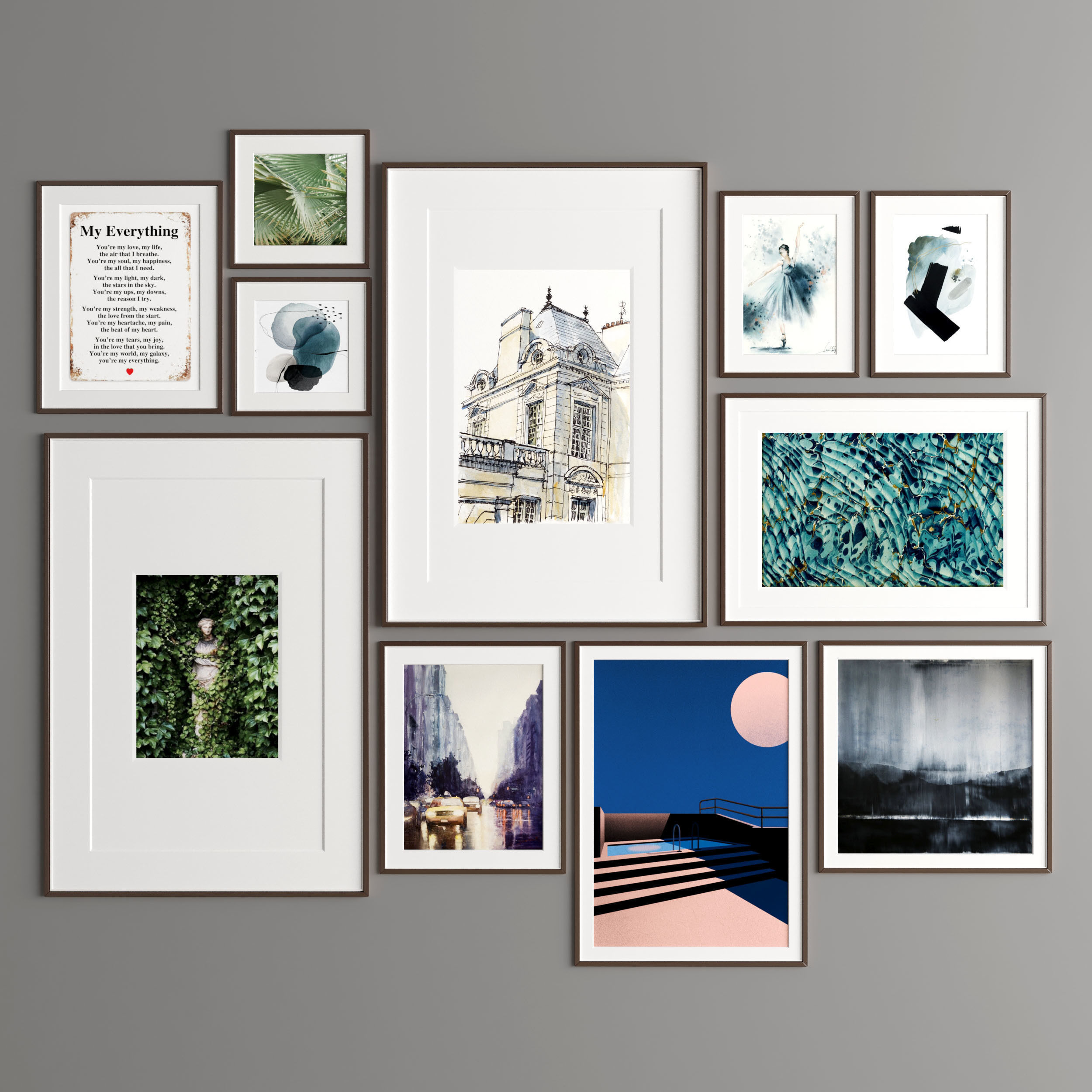 Art Frame 314 Low-poly 3D model_1