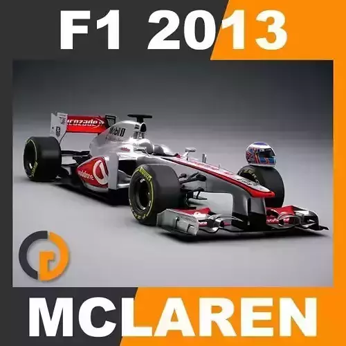 F1 2013 McLaren MP4-28 Vodafone Mercedes 3D model