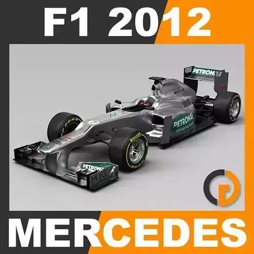 F1 2012 Mercedes W03 AMG Petronas