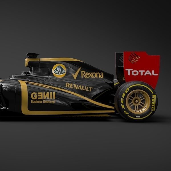 F1 2012 Lotus E20 3D model_13
