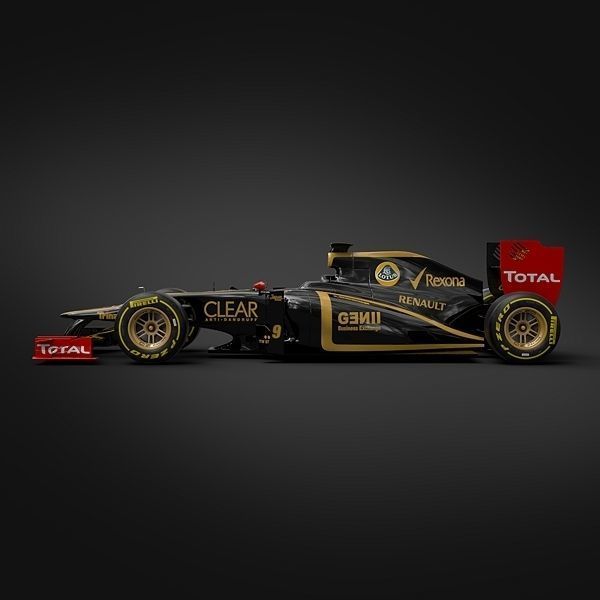 F1 2012 Lotus E20 3D model_3