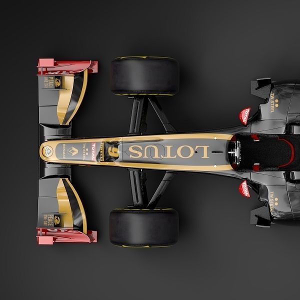 F1 2012 Lotus E20 3D model_14