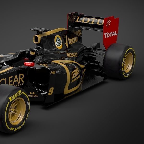 F1 2012 Lotus E20 3D model_8