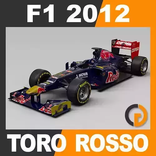 F1 2012 Scuderia Toro Rosso STR7 3D model