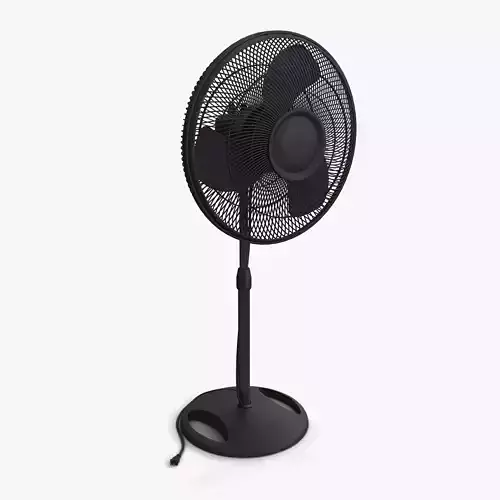 Oscillating Pedestal Fan Free 3D model