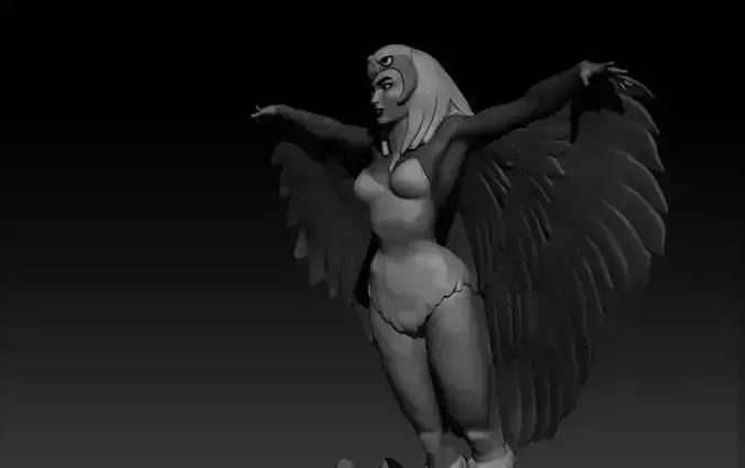 Sorceress he man tipical pose 3D print model