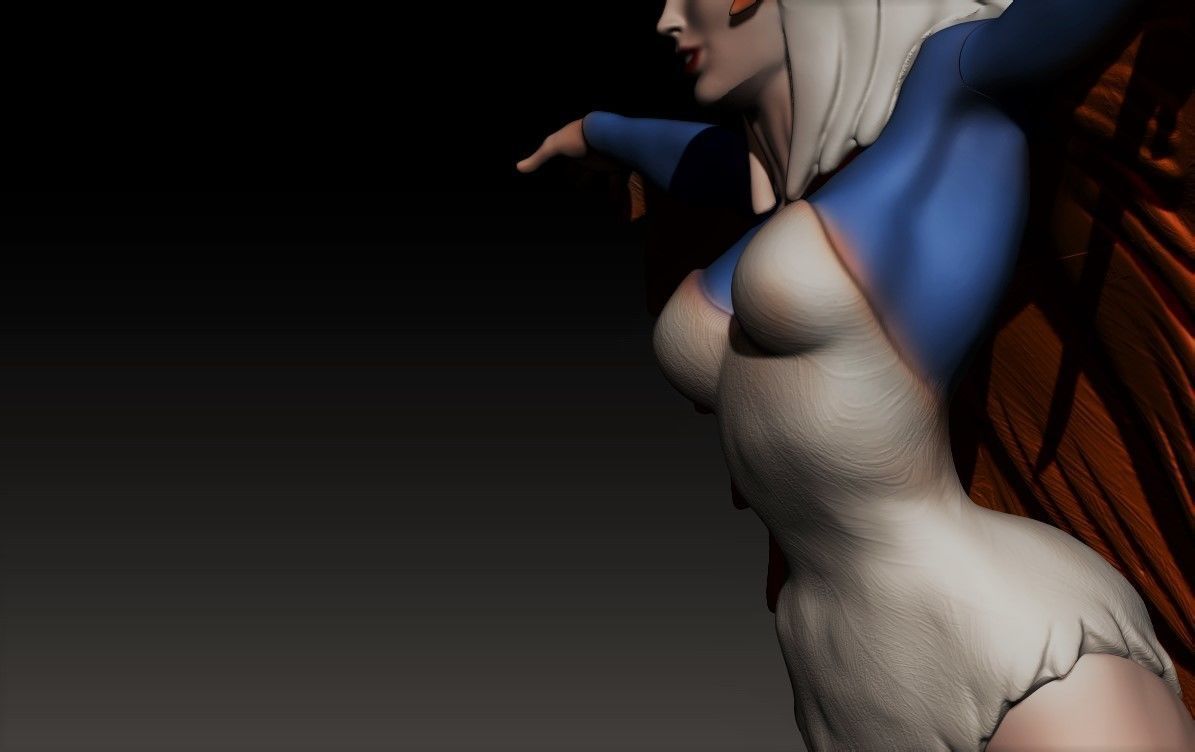 Sorceress he man tipical pose 3D print model_1