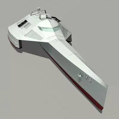 Trimaran Patrol Boat 3D model_0