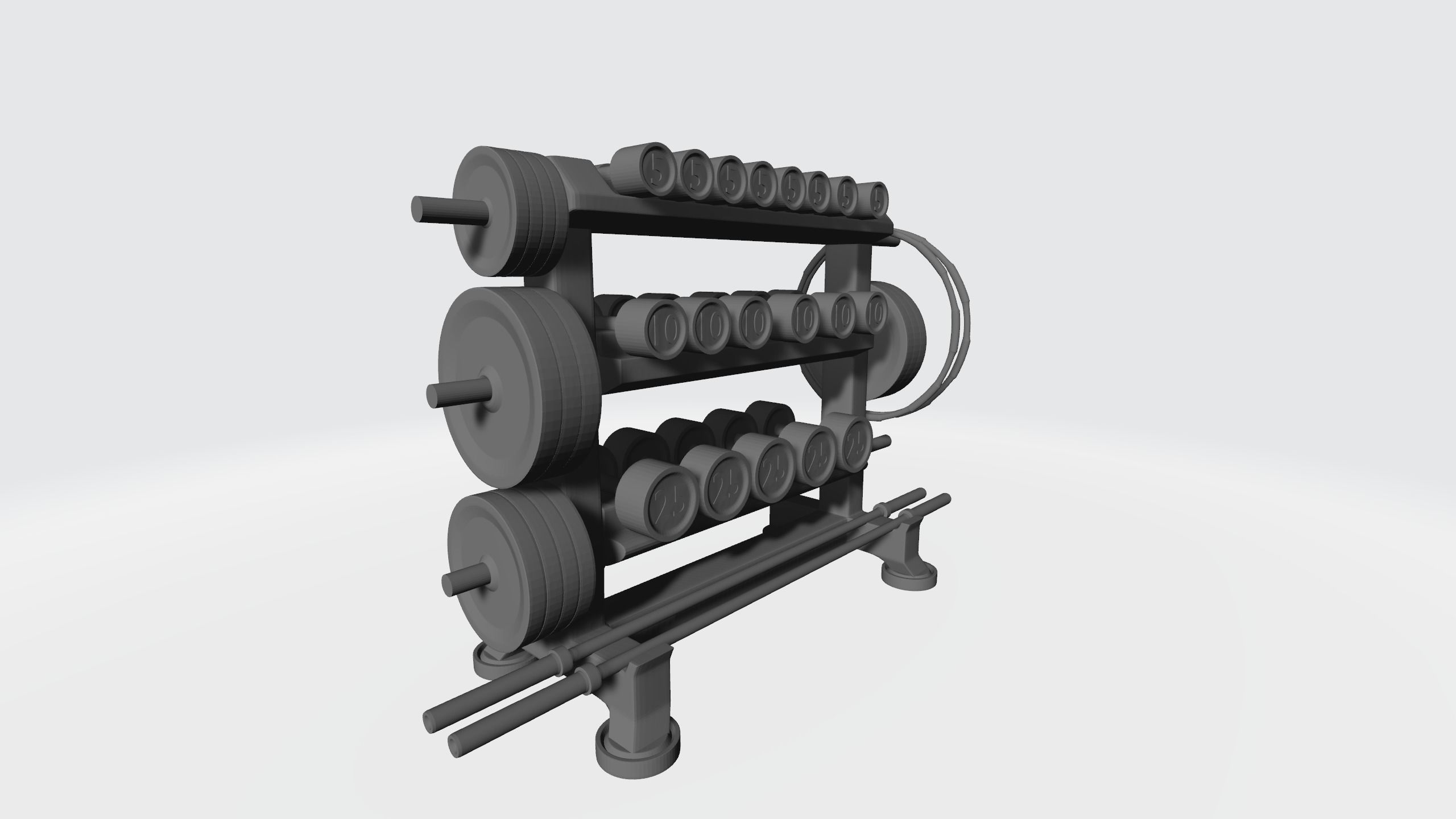 Sports equipment 3D print model_4