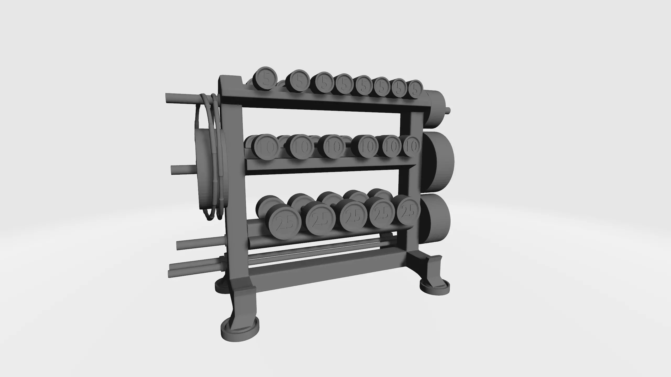 Sports equipment 3D print model_0