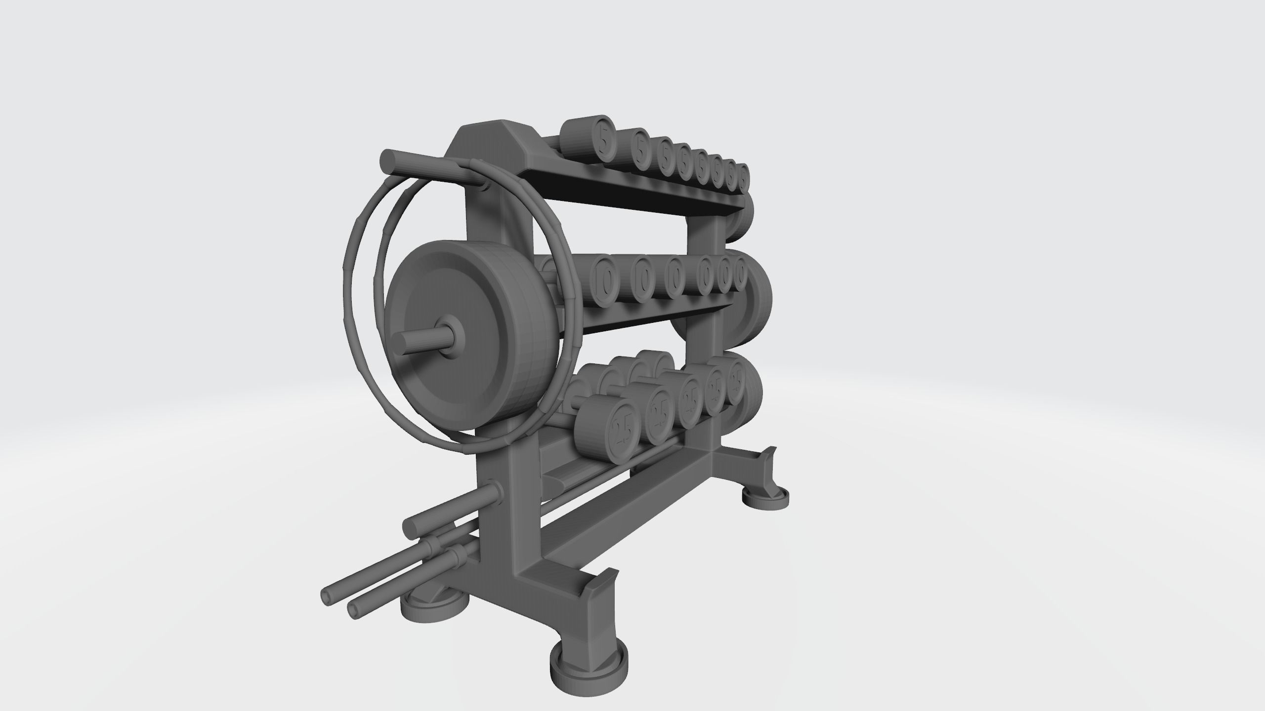 Sports equipment 3D print model_2