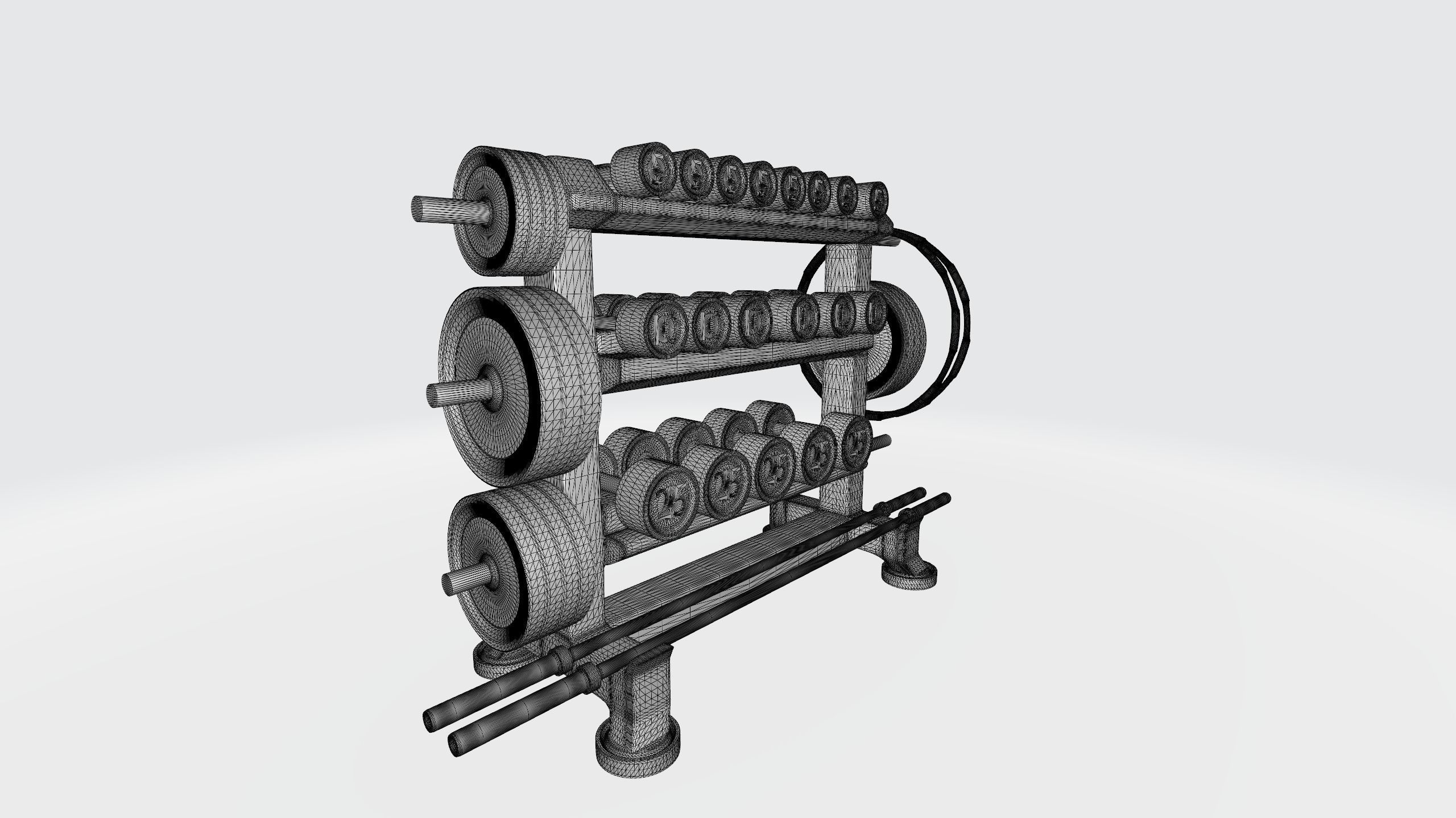 Sports equipment 3D print model_8