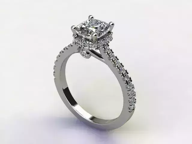 10099 halo diamond engagement ring