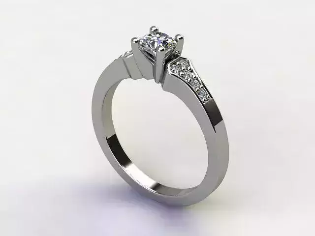 10101 diamond engagement ring