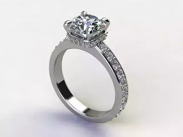 10104 halo diamond engagement ring