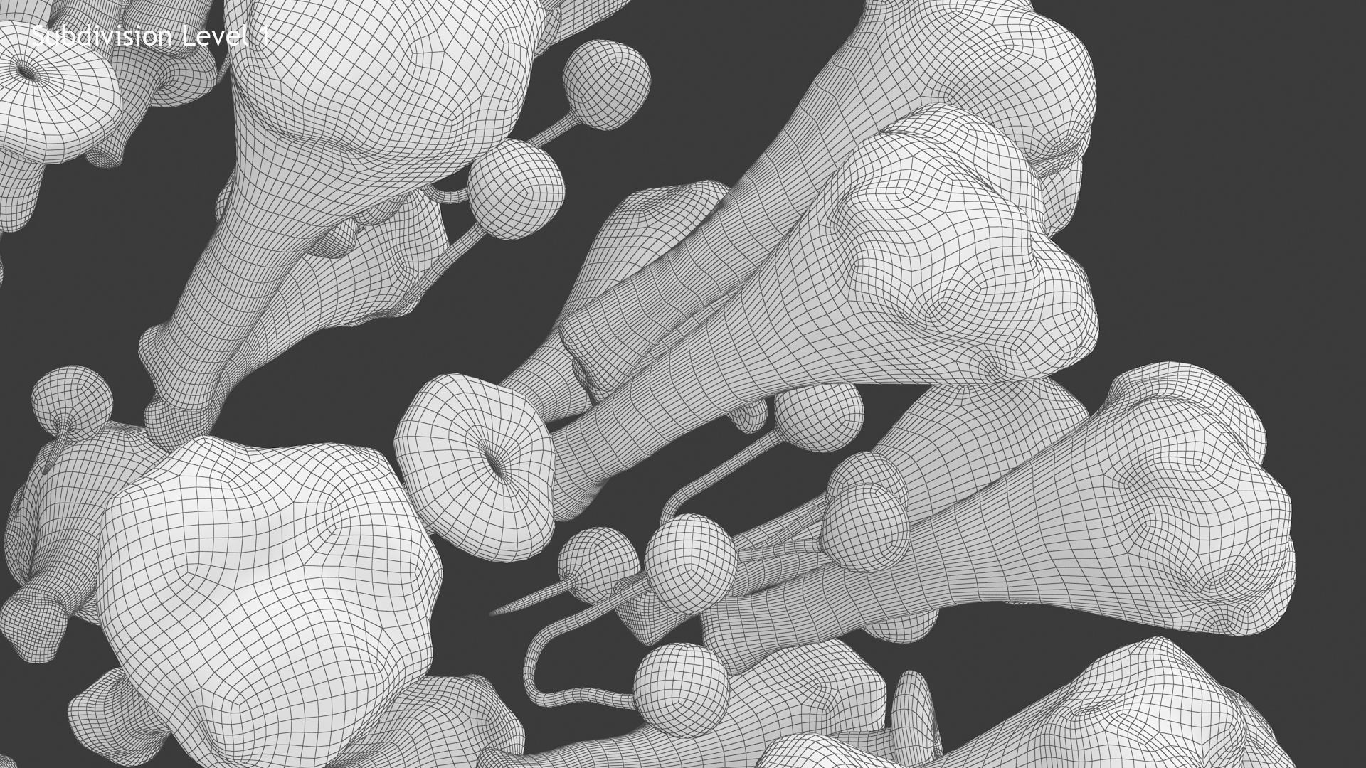 Coronavirus v2 Low-poly 3D model_14