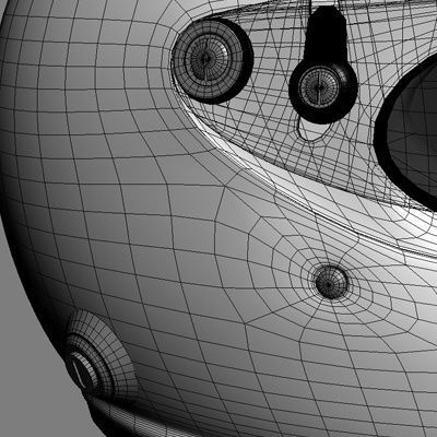 Helmet F1 2009 Sebastien Buemi and Sebastien Bourdais 3D model_13