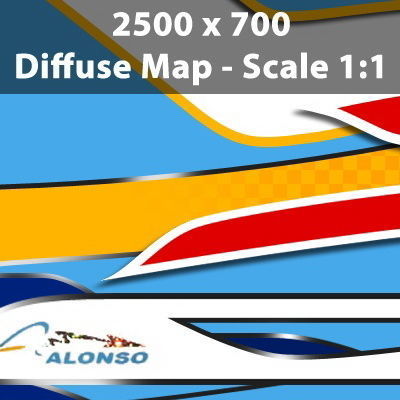 Helmet F1 2009 Fernando Alonso and Nelson Piquet 3D model_16