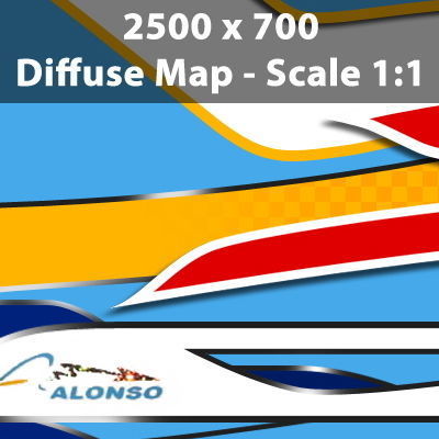 Helmet F1 2009 Fernando Alonso 3D model_10