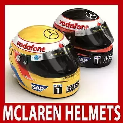 Helmet F1 2009 Lewis Hamilton and Heikki Kovalainen