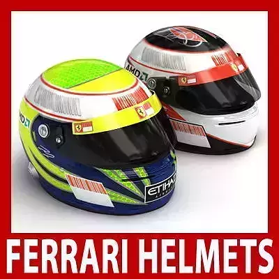 Helmet F1 2009 Felipe Massa and Kimi Raikkonen