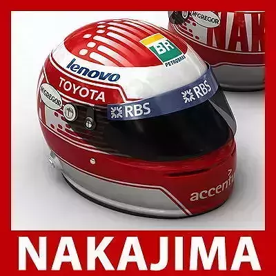 Helmet F1 2009 Kazuki Nakajima