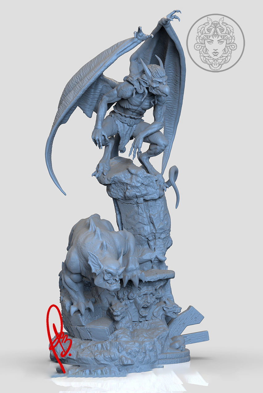 BROOKLYN GARGOYLES BY CREATIVE GEEK MB 3D print model_3