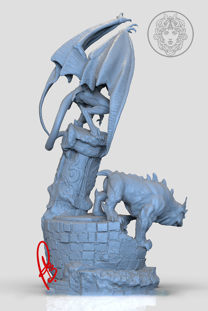 BROOKLYN GARGOYLES BY CREATIVE GEEK MB 3D print model_2