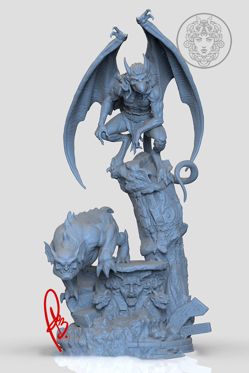 BROOKLYN GARGOYLES BY CREATIVE GEEK MB 3D print model_1