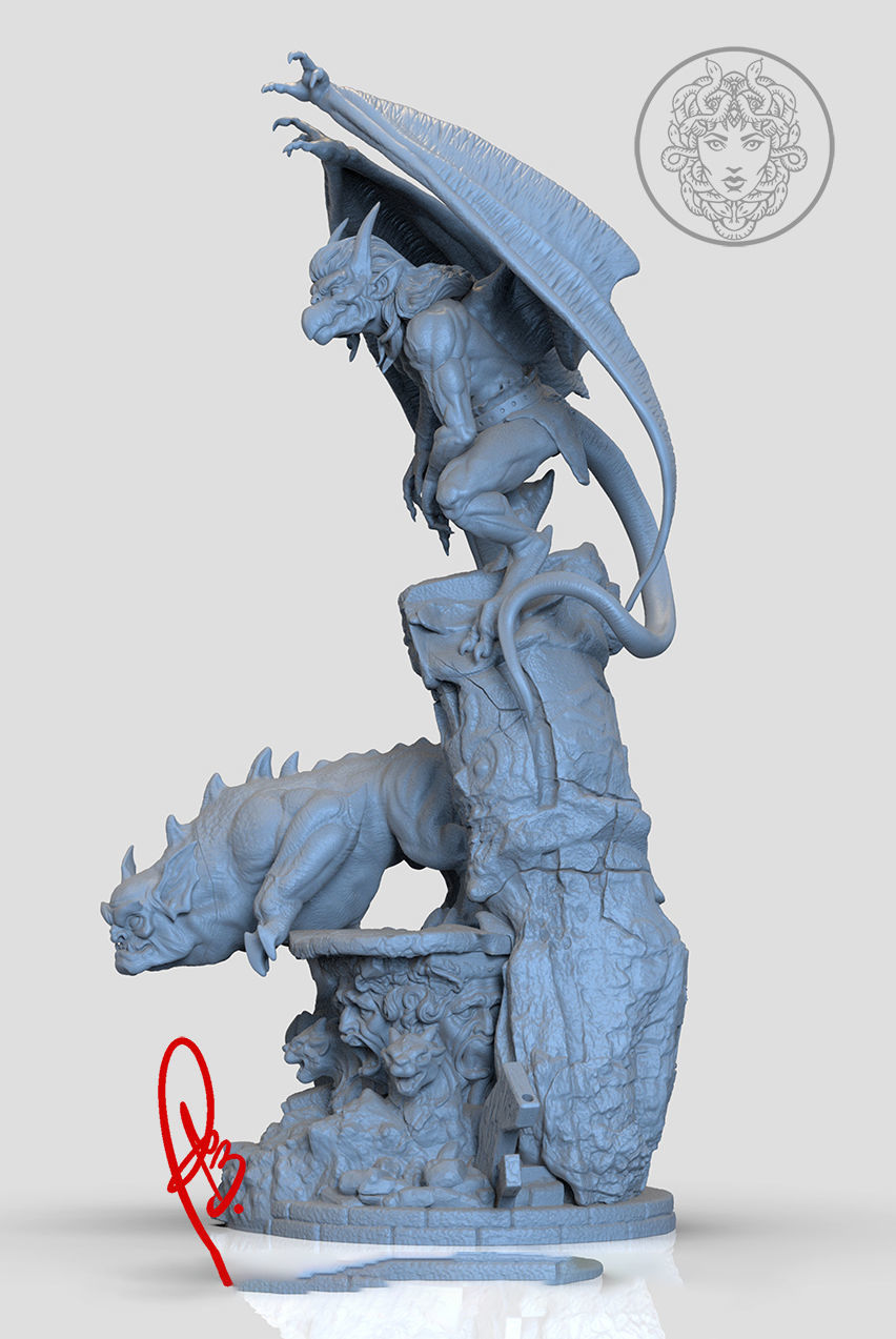 BROOKLYN GARGOYLES BY CREATIVE GEEK MB 3D print model_4
