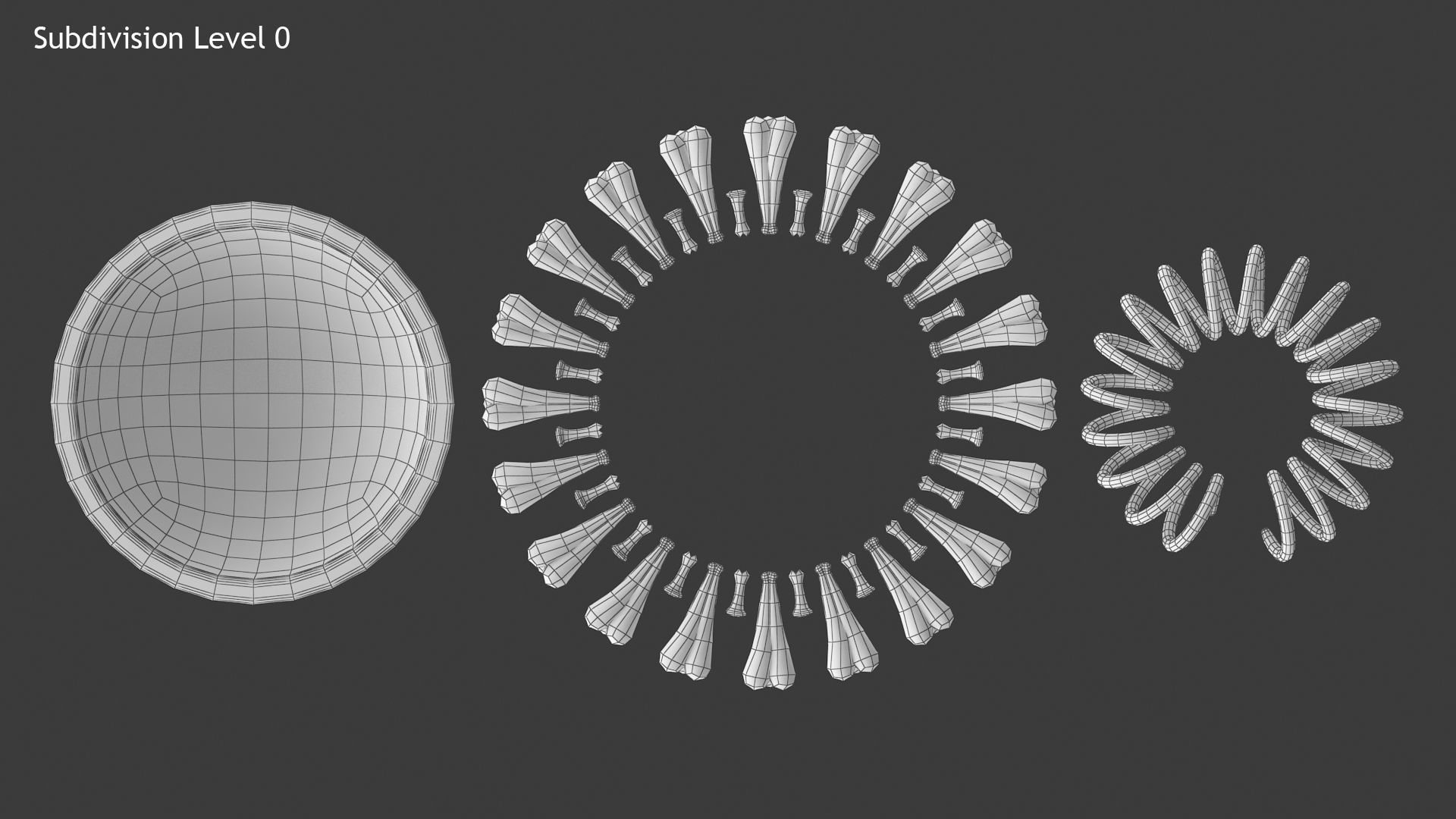 Coronavirus v3 Cross Section Low-poly 3D model_13