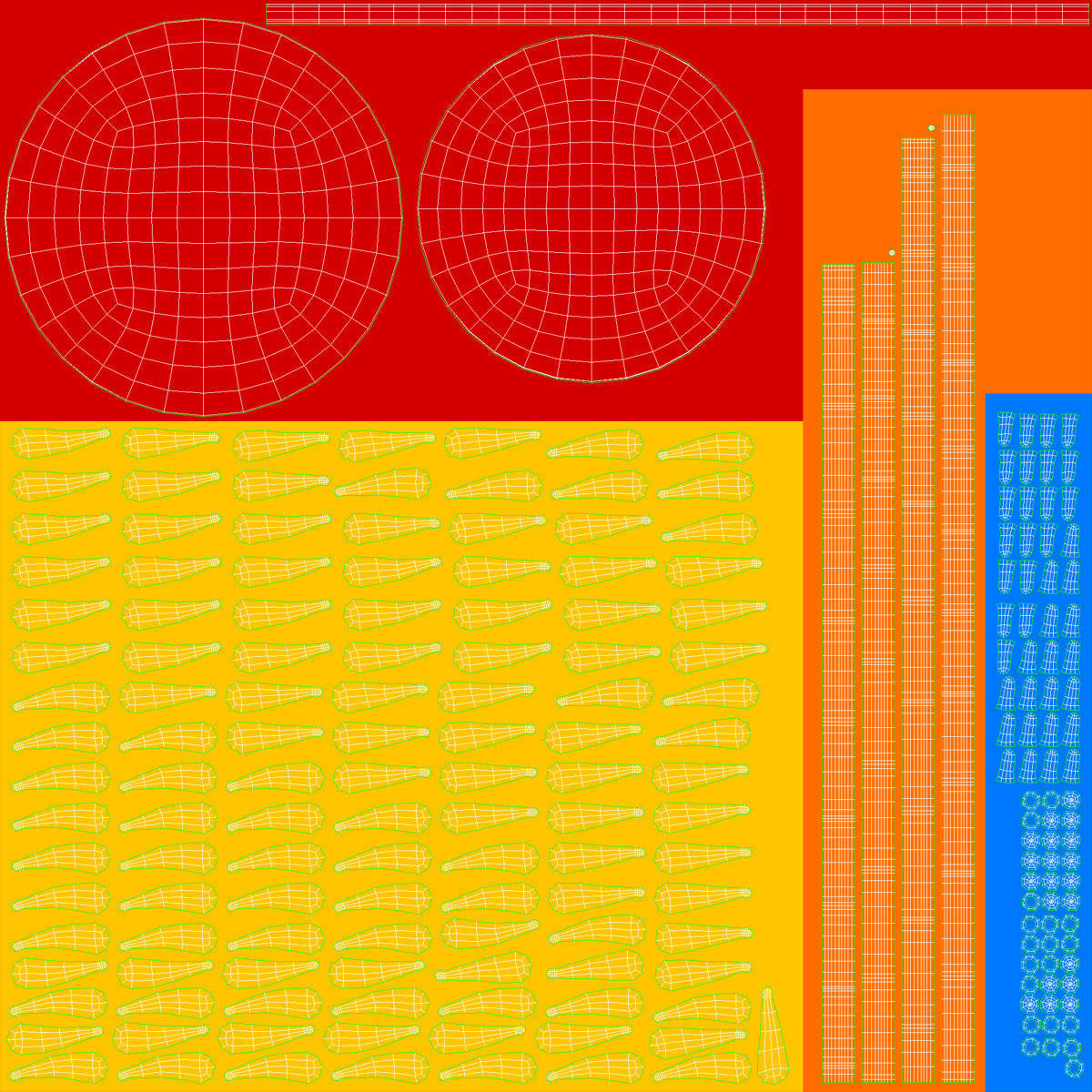 Coronavirus v3 Cross Section Low-poly 3D model_15