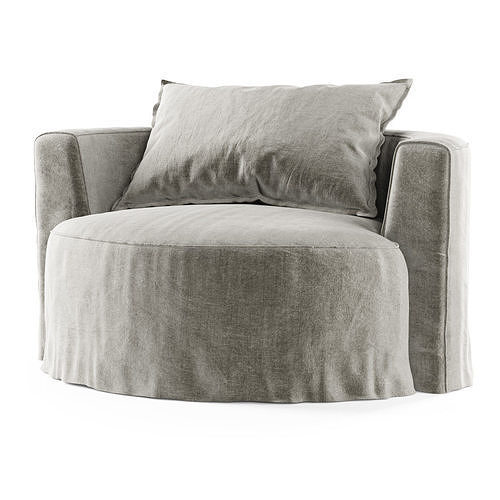 Nos Armchair By Christophe Delcourt 3D model