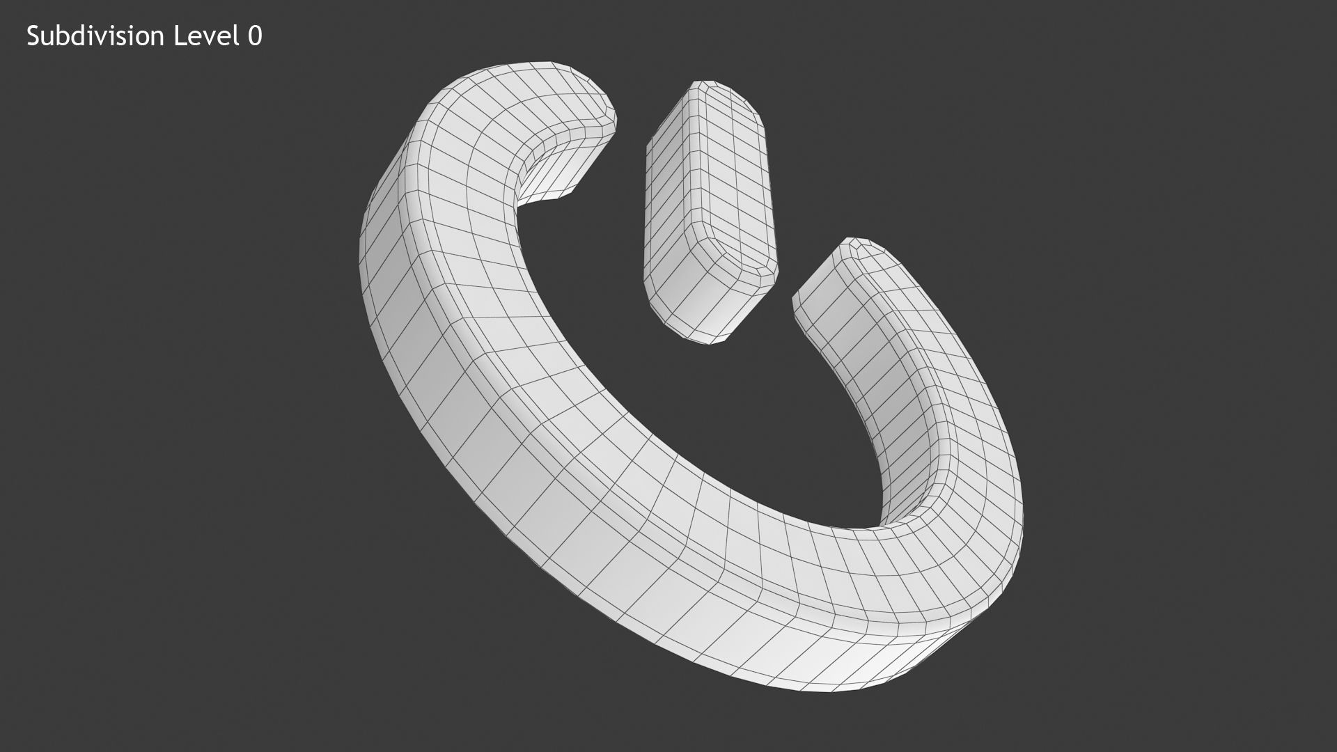 Power Icon Low-poly 3D model_13