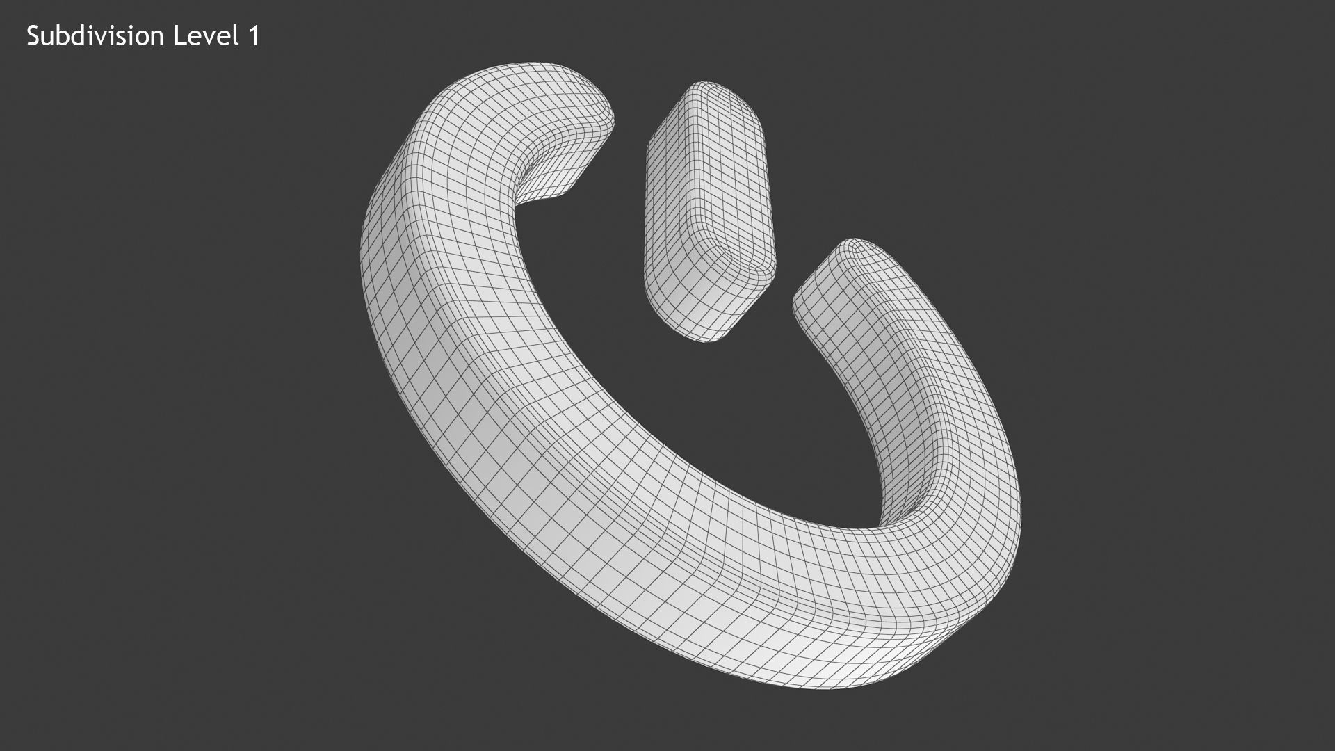 Power Icon Low-poly 3D model_14