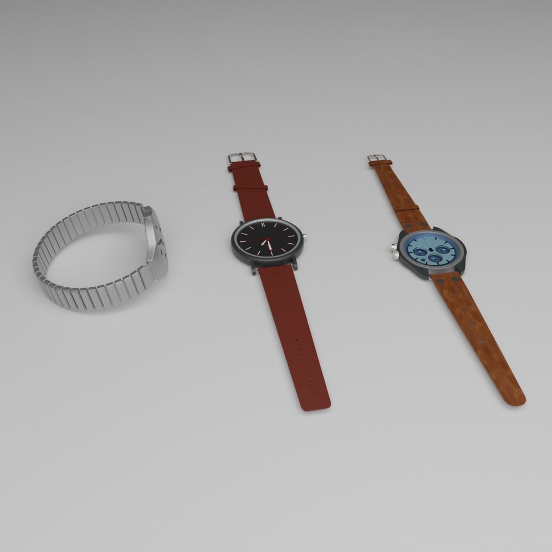 Lewis Brand like Watches 3D model_2