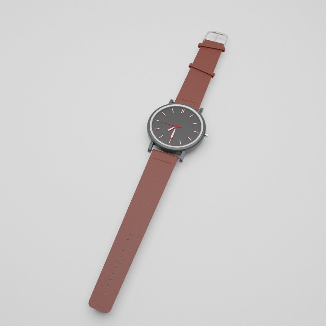 Lewis Brand like Watches 3D model_1
