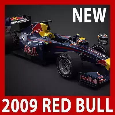 F1 2009 Red Bull RB5 3D model