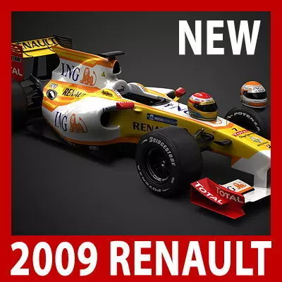F1 2009 ING Renault R29 3D model