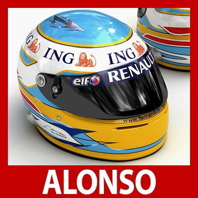 F1 2009 Helmets 3D model_15