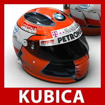 F1 2009 Helmets 3D model_8