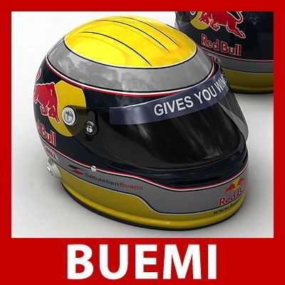 F1 2009 Helmets 3D model_2