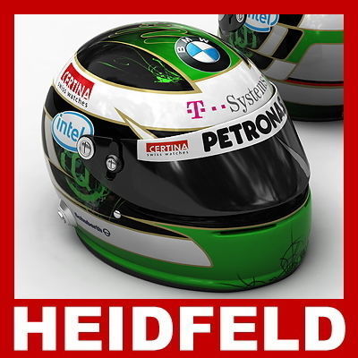F1 2009 Helmets 3D model_12