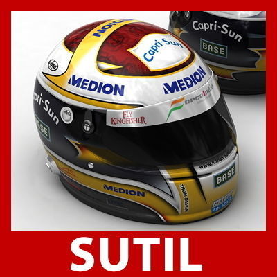 F1 2009 Helmets 3D model_4