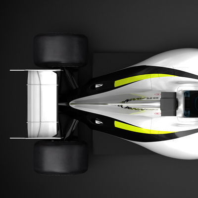 F1 2009 Brawn GP BGP 001 3D model_11