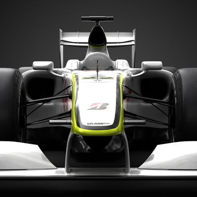 F1 2009 Brawn GP BGP 001 3D model_10