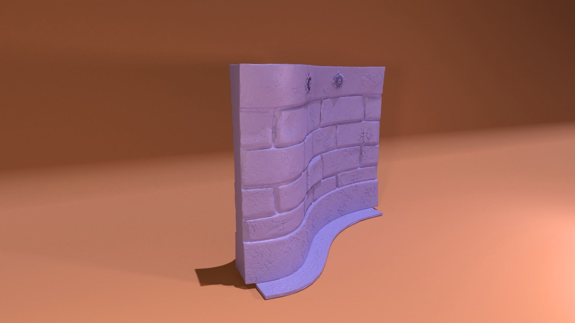Curved Modular Wall C 3D print model_3